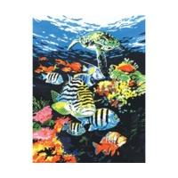 Royal & Langnickel Painting by Numbers Artist Canvas Ocean Deep Tropical
