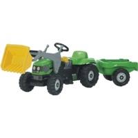 rolly toys rollykid deutz fahr agroplus 67 with loader and trailer