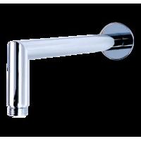 round wall mounted l shaped shower head arm