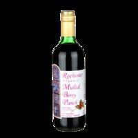 rochester organic mulled berry punch drink 725ml 725ml