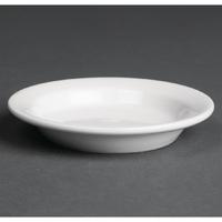 Royal Porcelain Classic White Butter Dishes Pack of 48