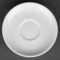 Royal Porcelain Classic White Espresso Cups Saucer 125mm Pack of 12
