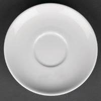 Royal Porcelain Classic White Tea Cup Saucers 150mm Pack of 12