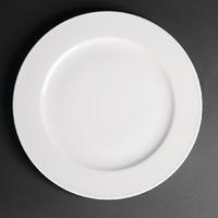 Royal Porcelain Classic White Wide Rim Plates 310mm Pack of 12