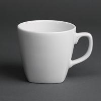 Royal Porcelain Classic White Coffee Cups 240ml Pack of 12