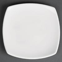 Royal Porcelain Classic White Square Plates 160mm Pack of 12