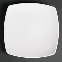 Royal Porcelain Classic White Square Plates 210mm Pack of 12