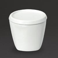 Royal Porcelain Classic White Sugar Bowls with Lids Pack of 12