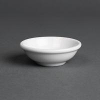 Royal Porcelain Classic White Soy Sauce Dishes Pack of 12