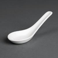 Royal Porcelain Classic White Chinese Spoons 125mm Pack of 24