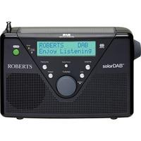 Roberts radio SolarDAB 2 DAB/FM RDS digital solar radio in Black