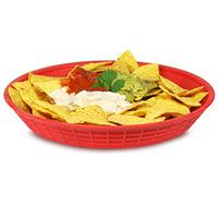 Round Diner Platter Red 10.5inch / 27cm (Case of 12)