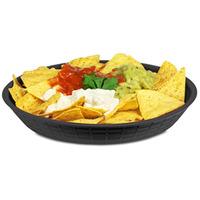 Round Diner Platter Black 9inch / 23cm (Single)