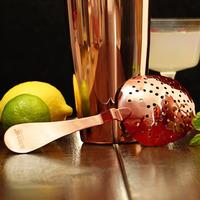 rose gold plated biloxi julep strainer single