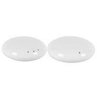 rounded ceramic pebble salt and pepper pots set of 2