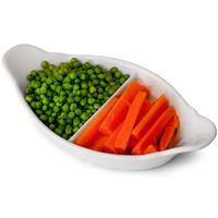 Royal Genware 2 Division Vegetable Dish 28cm (Pack of 4)