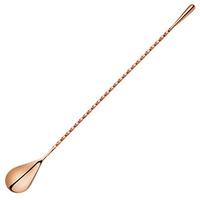 rose gold plated teardrop bar spoon