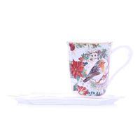 Robin Mug Saucer Gift Set