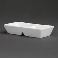 Royal Porcelain Twin Dipping Pot 125mm Pack of 12