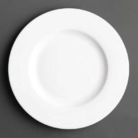 royal porcelain maxadura wide rim flat plate 225mm pack of 12