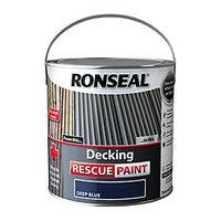 ronseal decking rescue paint 25l deep blue