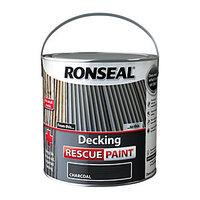 ronseal decking rescue paint 25l charcoal