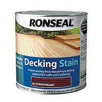 ronseal ultra tough deck stain rich mahogany 25l