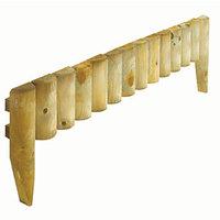 Rowlinson Half Log Timber Border Fence Pack of 2 - 1000 x 150 mm