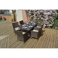 Rowlinson Dewsbury Dining Set Seven Pieces