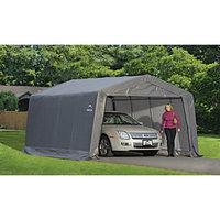 Rowlinson Shelterlogic Polythene Compact Auto Shelter Grey - 3700 x 4900 mm