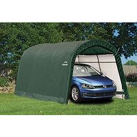 Rowlinson Shelterlogic Polythene Round Top Auto Shelter Green - 3000 x 4600 mm