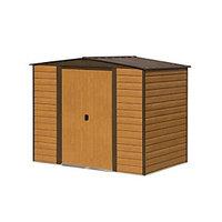 Rowlinson Woodvale Metal Apex Shed without Floor 8x6