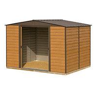 Rowlinson Woodvale Metal Apex Shed with Floor 10x12