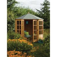 rowlinson ryton double door octagonal summerhouse 8 x 8 ft