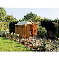 Rowlinson Premier Apex Double Door Shed - 12 x 8 ft