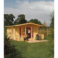 Rowlinson Baltic Double Door Chalet - 14 x 14 ft