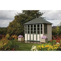 Rowlinson Chatsworth Double Door Summerhouse - 9 x 7 ft