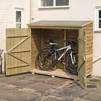Rowlinson Overlap Timber Wallstore - 6 x 3 ft