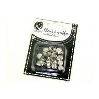 round flat metal fashion studs