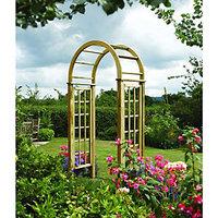 rowlinson curved trellis arch 1240 x 650 mm