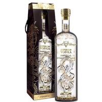 Royal Dragon Imperial with Gold Leaves Vodka 70cl with Bottle Uplighter