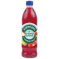 Robinsons Special R Squash No Added Sugar Summer Fruits 1 Litre (Pack of 12)