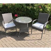 Royal Craft Marlow Bistro Set with Stacking Chairs