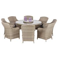 Royal Craft Wentworth 8 Seater Round Imperial Dining Set
