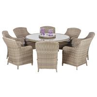 royal craft wentworth 8 seater round imperial dining set