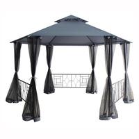 Royal Craft Balinese 4m Hexagonal Mercury Gazebo