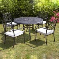 Royal Craft Versailles 4 Seater Round Dining Set