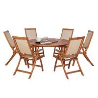 Royal Craft Torino 150cm Round 6 Seater Set