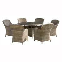 royal craft wentworth 6 seater round imperial dining set