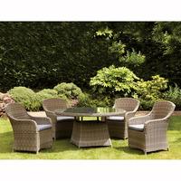 Royal Craft Wentworth 4 Seater Round Imperial Dining Set